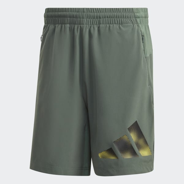 Green Train Icons Graphic Training Shorts RF604