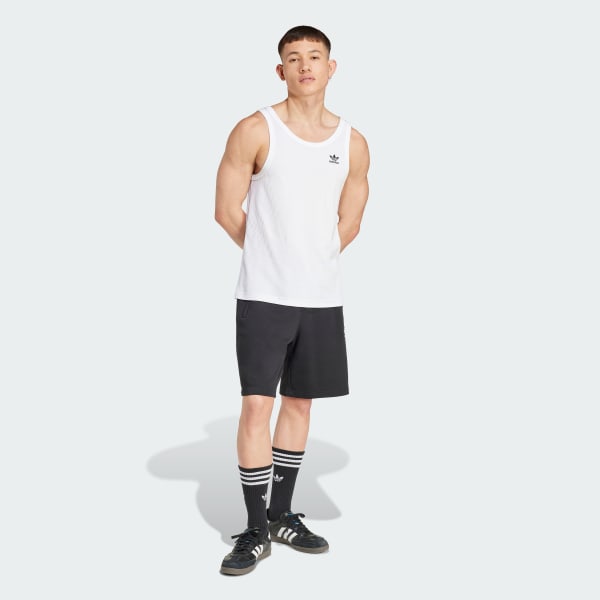 Blanco Playera sin Mangas Essentials Trifolio