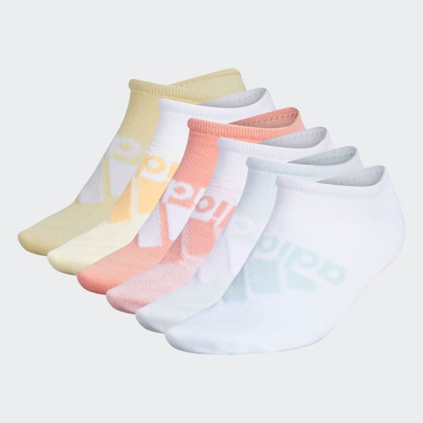 adidas Superlite Badge of Sport No-Show Socks 6 Pairs - Multicolor ...