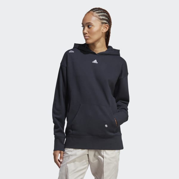 adidas Relaxed Hoodie with Healing Crystals-Inspired Graphics - Black ...