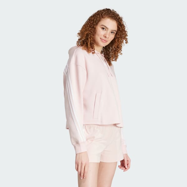 Pink Future Icons 3-Stripes Hoodie