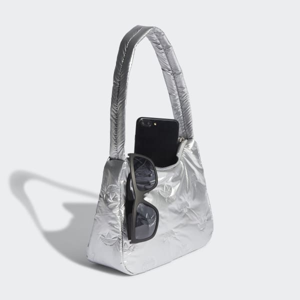 【adidas】Puffy Satin Mini Shoulder Bag adidas Women's Lifestyle Puffy Satin Mini Shoulder Bag