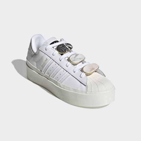 White Superstar Bonega Shoes LKI11