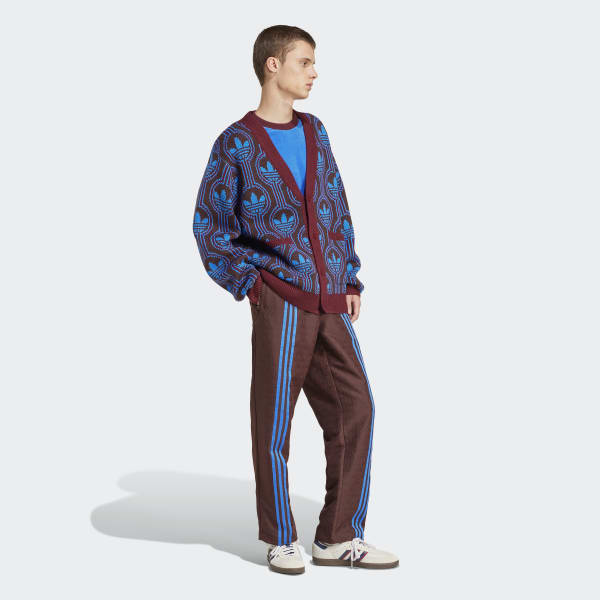 adidas Originals 70s Trefoil Cardigan Burgundy adidas Thailand