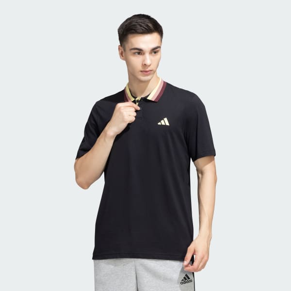 Black adidas Sportswear Polo Shirt