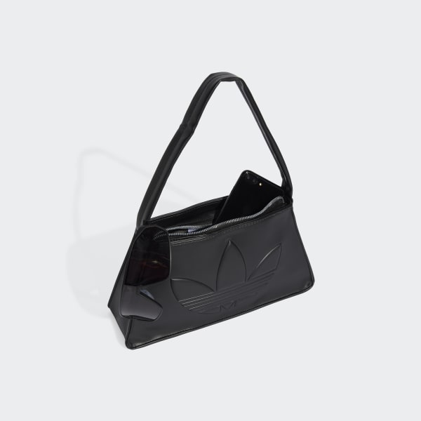 ● ADIDAS ● Outline Trefoil Shoulder Bag Clear Sky Adidas Original Polyurethane Outline Trefoil Shoulder Bag