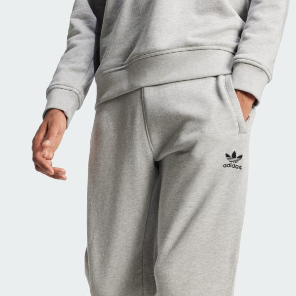 adidas トレフォイルロゴ 3本ライン グレージャージパンツ adidas トレフォイルロゴ 3本ライン グレージャージパンツ アディダス