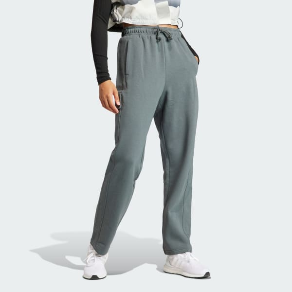 adidas ALL SZN Fleece Cargo Pants - Grey, Women's Lifestyle