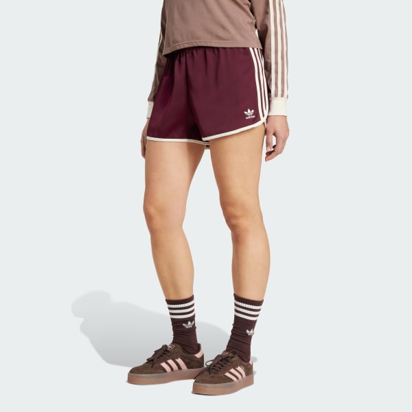 Burgundy Adicolor 3-Stripes Sprinter Shorts