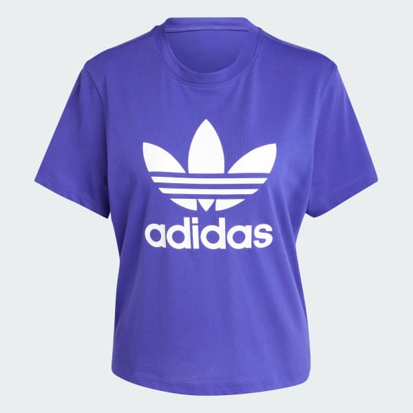 Morado Polera Adicolor Trifolio Boxy