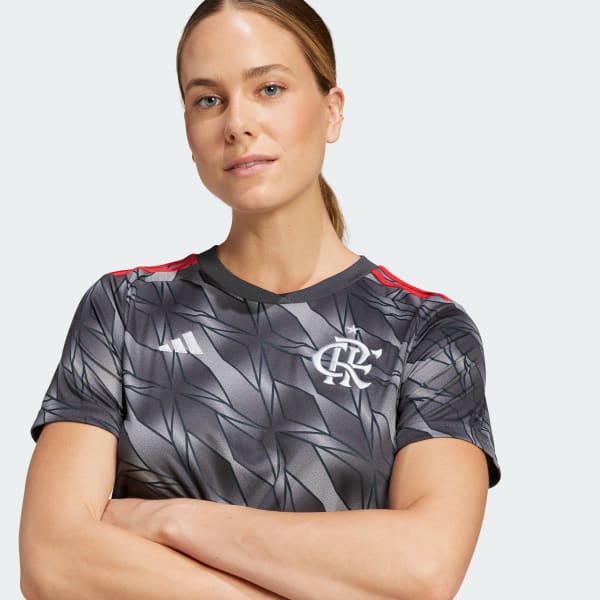 Terceiro Uniforme Blusa Nova Feminina Do Flamengo Terceira Camisa