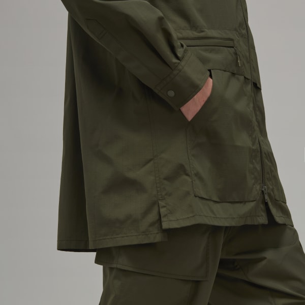 Sort Y-3 Classic Ripstop skjortejakke