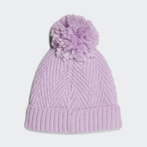 Purple Twilight 4 Pompom Beanie