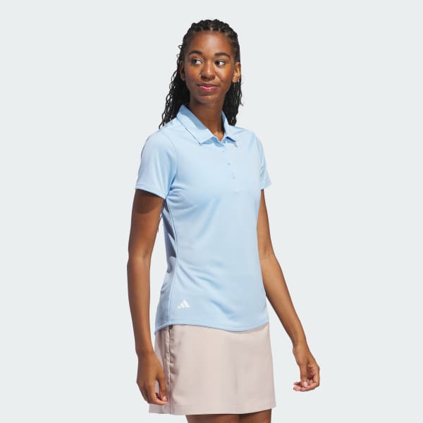 Bla Women's Solid Performance Short Sleeve Poloskjorte