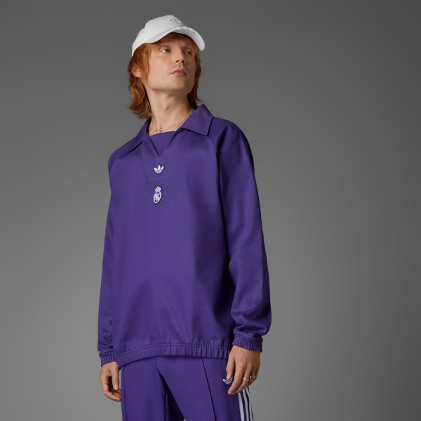 Purple Real Madrid Terrace Icons Drill Sweatshirt