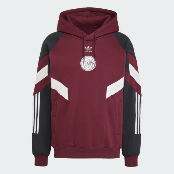adidas Ajax Amsterdam Originals Hoodie Bordeaux adidas