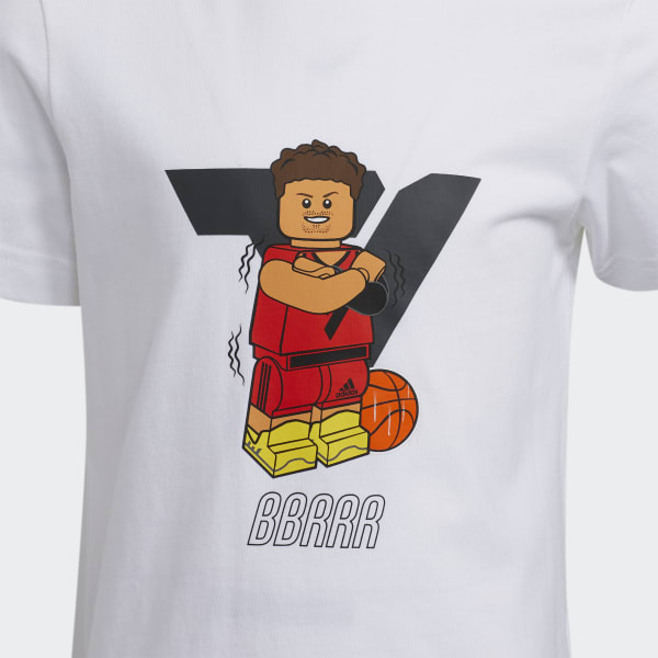 Hvid adidas x LEGO® Trae Young T-shirt JJX63