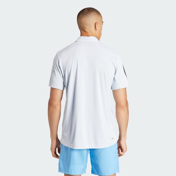 Mau-xanh-da-troi Áo Polo Tennis 3 Sọc Club