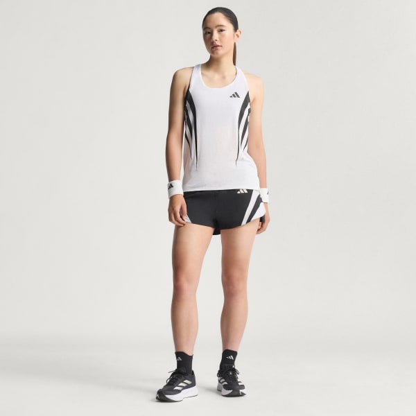 blanc Débardeur de running Adizero Archive