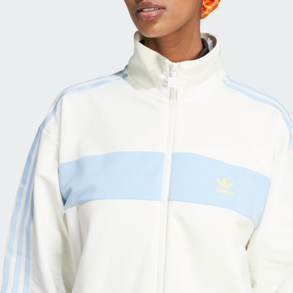 Adidas colorblock track jacket discount