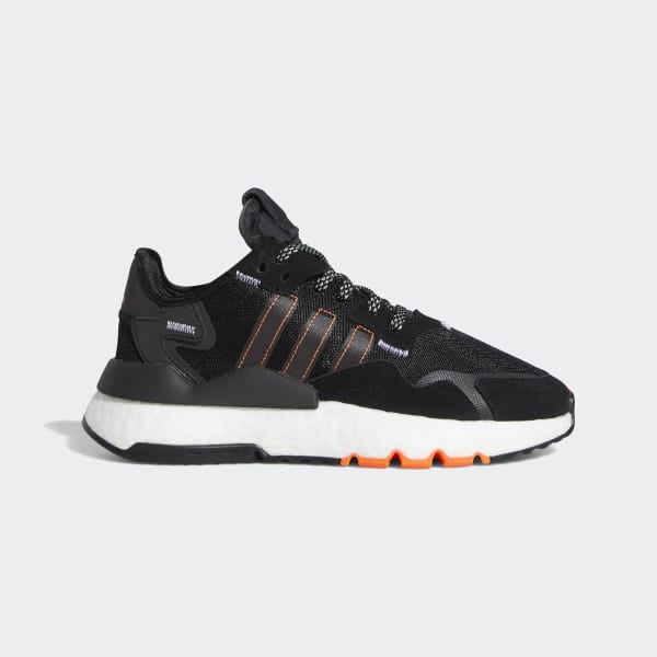 orange and black adidas shoes