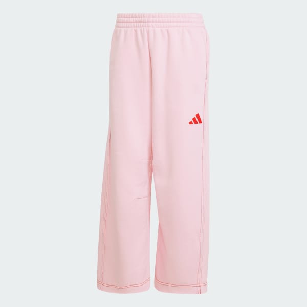 adidas ALL SZN Loose Graphic 7/8 Pants - Pink | Free