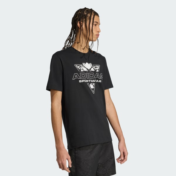 Negro Playera estampada House of Tiro