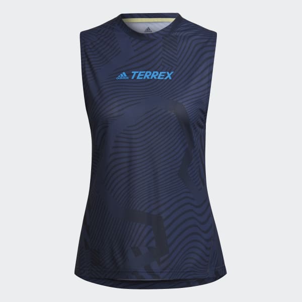 Azul Camisola de Alças de Trail Running Parley TERREX Agravic 22402