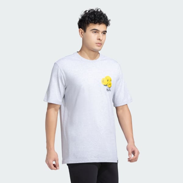 Grey Small Logo Lemon Tee