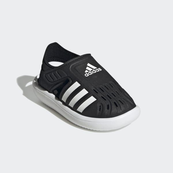 Black Closed-Toe Summer Water Sandals