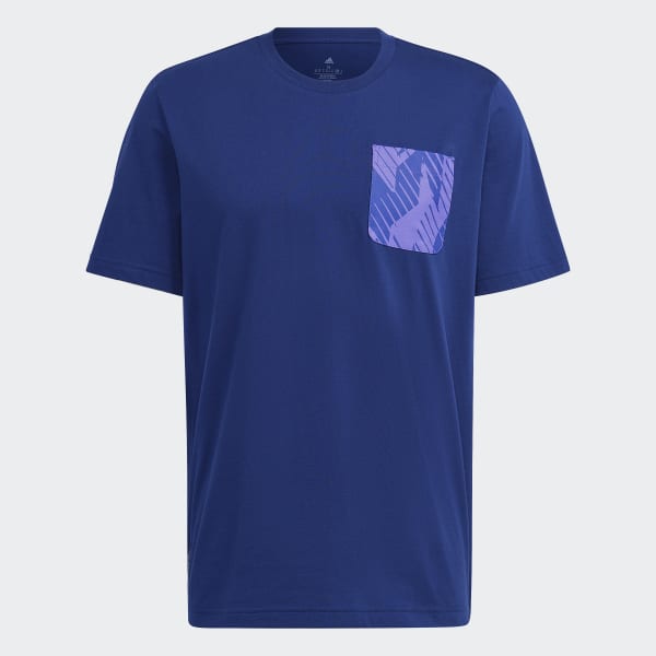 Blauw Argentinië Graphic T-shirt WP182