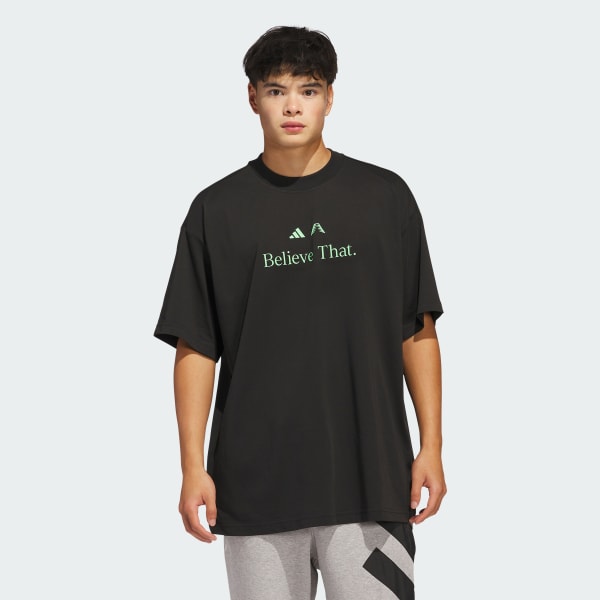 Schwarz Anthony Edwards Believe That T-Shirt