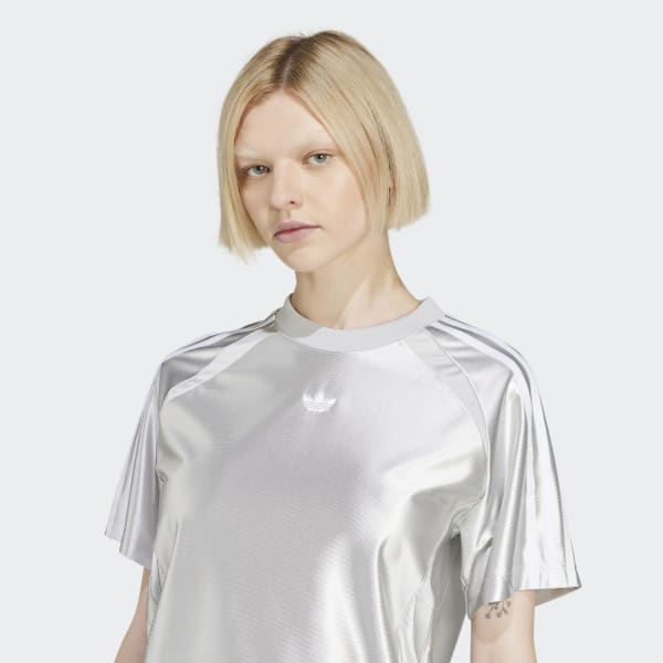 ★ adidas★ Team Geist Loose Tea White JD0253 CLOTHING - Adicolor Teamgeist Loose Tee - White | adidas Oman