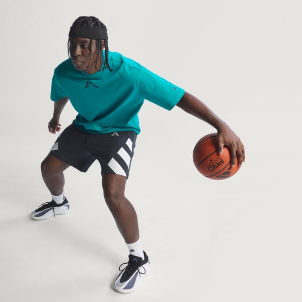 สีดำ กางเกงขาสั้น ANTHONY EDWARDS FOUNDATION