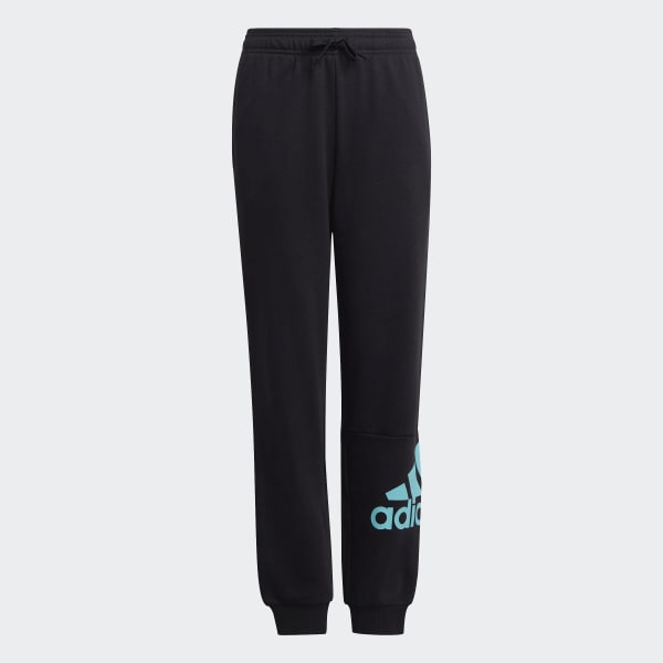 Schwarz Essentials French Terry Hose