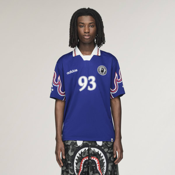 アディダス SSL フレイム ジャージ BAPE® - ブルー | アディダス ジャパン