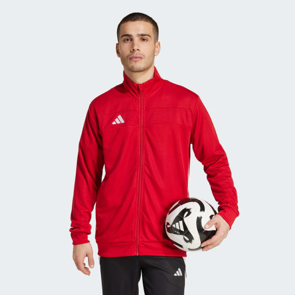 adidas Tiro 25 Essentials Training Jacket - Red | Free Shipping