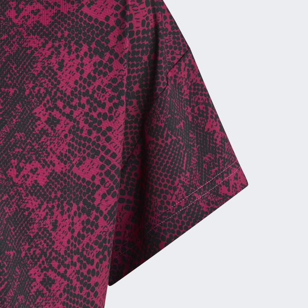 Rozowy AEROREADY Animal-Print Tee