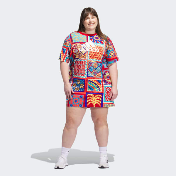 大人気☆アディダス☆ADIDAS X FARM RIO SLIM DRESS☆選べる2色 adidas x FARM Rio Slim Dress (Plus Size) - Blue | Free