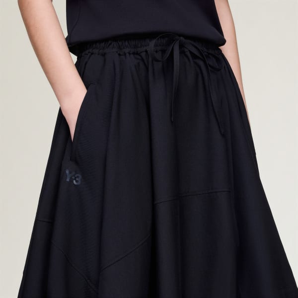 adidas Y-3 SPORT UNIFORM SKIRT - Black | Free Shipping with adiClub