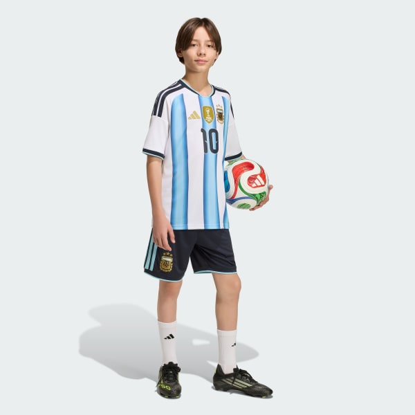 Azul Shorts Titular para Niños Selección Argentina 26