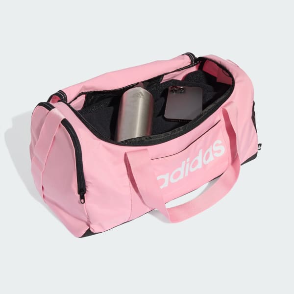 Pink Linear Duffel Bag Small