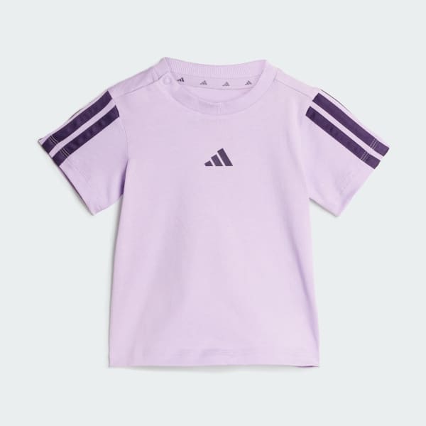 Violeta Conjunto de Playera Essentials para Niños