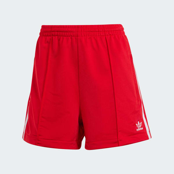 Adidas firebird sale shorts red
