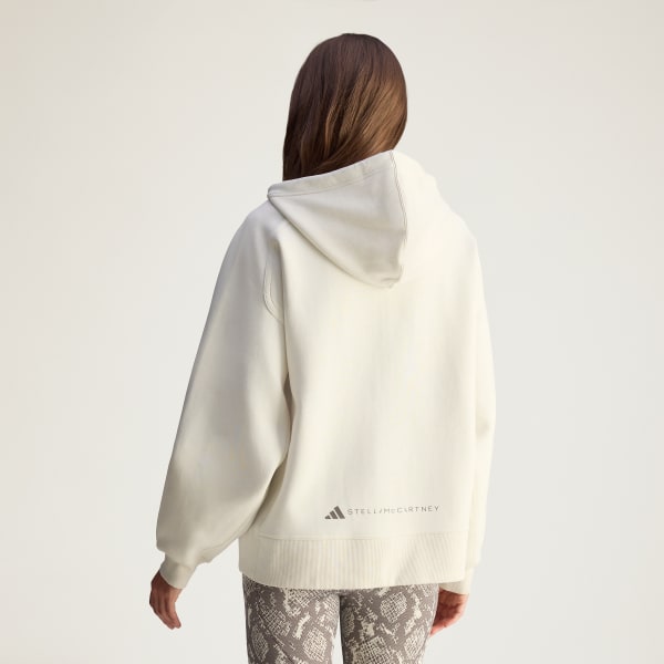 Bege Casaco com Capuz adidas by Stella McCartney