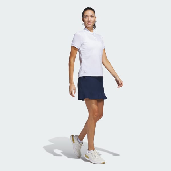 White Ultimate365 Diamond Jacquard Polo Shirt