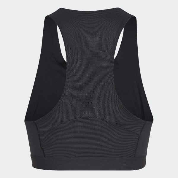 adidas Powerimpact Luxe Training Medium-Support Bra - Grey | adidas New ...