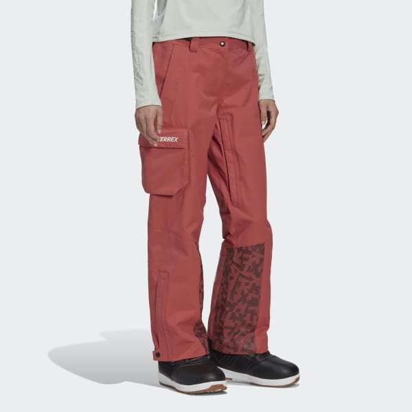 cervená KALHOTY TERREX 3L POST-CONSUMER NYLON SNOW
