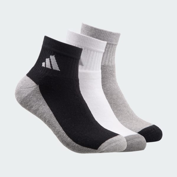 Red Full Cushioned Ankle Socks 3 Pairs Pack