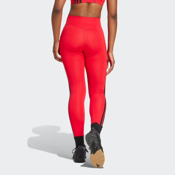 Rouge Legging long 3 bandes Optime